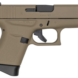 Glock 43 9mm Flat Dark Earth Cerakote Single Stack Pistol (Made in USA)