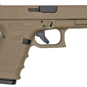 Glock 19 Gen4 9mm 15-Round Pistol with Flat Dark Earth Cerakote Finish