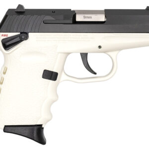 SCCY CPX-1 9mm Pistol with White Frame and Black Nitride Finish