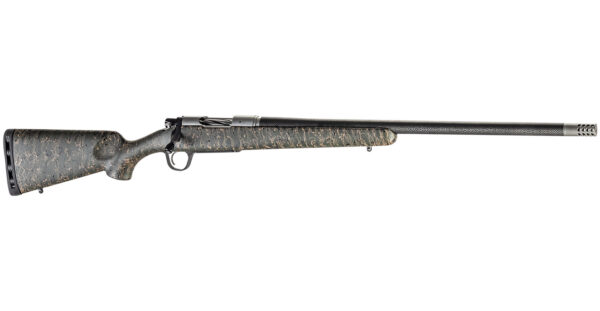 Christensen Arms Ridgeline 26 Nosler Bolt-Action Rifle with Green/Tan Stock