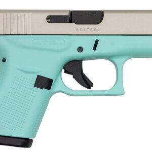 Glock 42 380 ACP Robins Egg Blue Cerakote Single Stack Pistol (Made In USA)