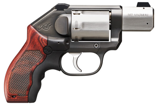 Kimber K6s CDP 357 Magnum Revolver with Rosewood Crimson Trace Lasergrips