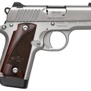 Kimber Micro Stainless 380 Auto with Night Sights and Rosewood Grips