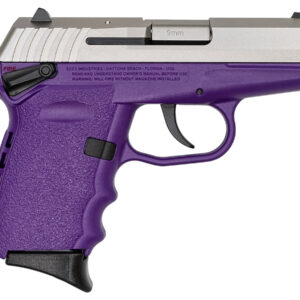 SCCY CPX-1 9mm Pistol with Purple Frame and Stainless Steel Slide