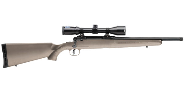 Savage Axis II Flat Dark Earth Exclusive 223 Rem w / 3-9x40 Scope and Threaded Barrel