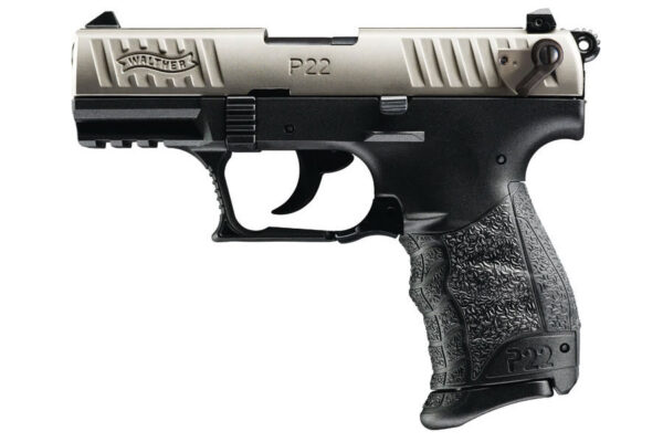 Walther P22Q Nickel 22LR Rimfire Pistol