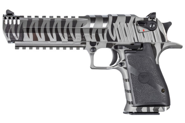 Magnum Research Desert Eagle Mark XIX 44 Magnum Pistol with White Tiger Finish