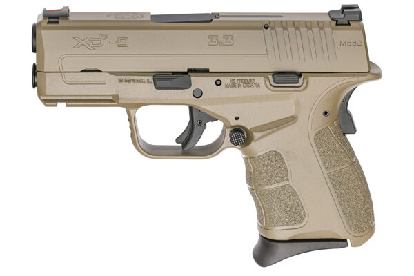 Springfield XDS Mod.2 3.3 Single Stack 9mm Desert FDE Cerakote Carry Conceal Pistol