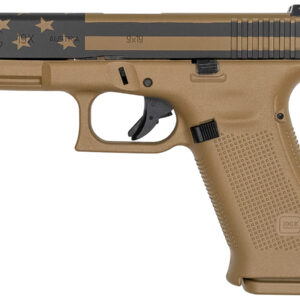 Glock 19x 9mm Full-Size FDE 17-Round Pistol with USA Flag Cerakote Slide