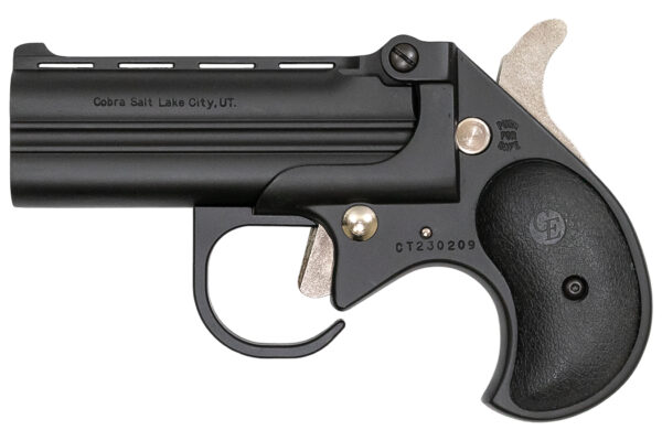 Cobra Enterprise Inc 9mm Long Bore Derringer Guardian Package with Black Cerakote Finish