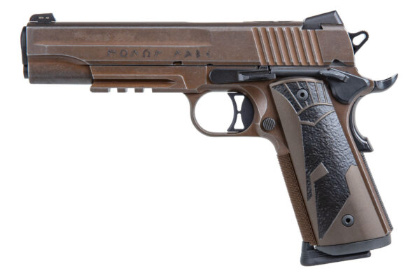 Sig Sauer 1911 Spartan II Full-Size 45 ACP Pistol with Distressed Coyote Finish