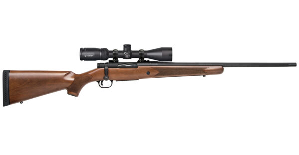 Mossberg Patriot 308 Win Bolt-Action Rifle with Vortex Crossfire II 3-9x40mm Scope and Walnut Stock