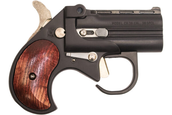 Cobra Enterprise Inc 38 Special Big Bore Derringer Guardian Package with Black Cerakote Finish and Ro