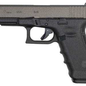 Glock 17 Gen4 9mm 17-Round Pistol with Tungsten Cerakote Slide