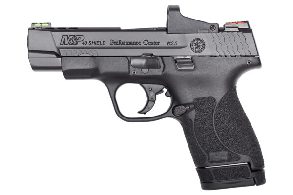 Smith & Wesson M&P40 Shield M2.0 Performance Center 40 S&W Optics Ready with 4-Inch Ported Barrel and Red Dot