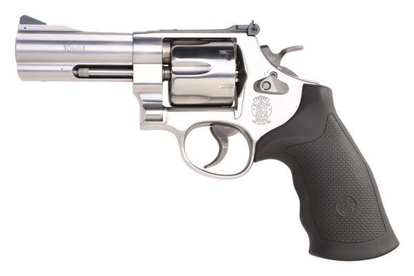 Smith & Wesson Model 610 10mm Stainless Revolver with 4 inch Barrel