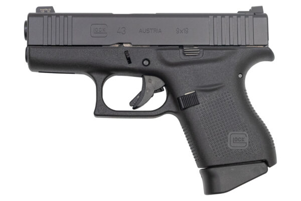 Glock 43 9mm Single Stack Vickers Tactical Pistol with Night Sights