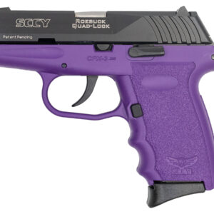 SCCY CPX-3 380 ACP Pistol with Purple Frame and Black Slide