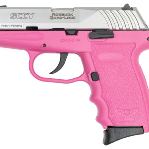 SCCY CPX-3 380 Auto Pink Frame and Stainless Slide