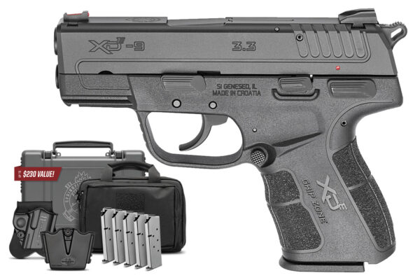 Springfield XD-E 9mm DA/SA Concealed Carry Pistol with Instant Gear Up Package