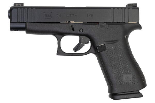 Glock 48 9mm 10-Round Pistol Black Slide with AmeriGlo Bold Night Sights