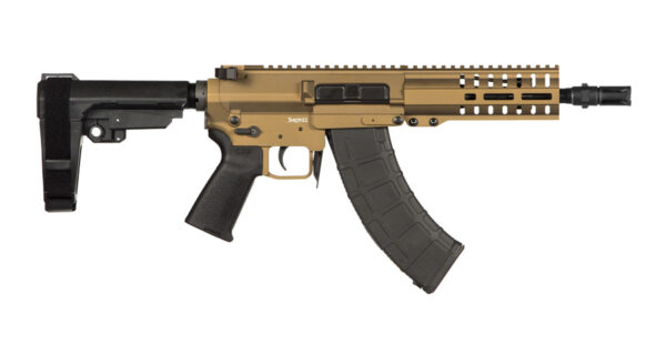 CMMG Banshee 300 Mk47 7.62x39mm AK Pistol with Burnt Bronze Cerakote Finish