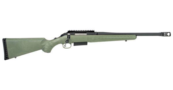 Ruger American Predator 450 Bushmaster Bolt-Action Rifle with Moss Green Stock