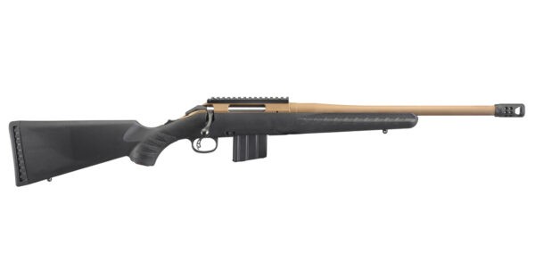 Ruger American Predator 350 Legend Bolt-Action Rifle with Dark Earth Cerakote Barrel