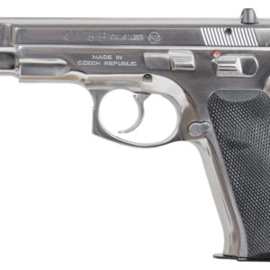 CZ 75 B 9mm Pistol with High Polished Stainless Finish