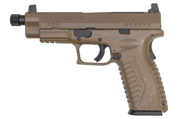 Springfield XDM OSP 10mm Full-Size Optics-Ready Flat Dark Earth Pistol with Threaded Barrel