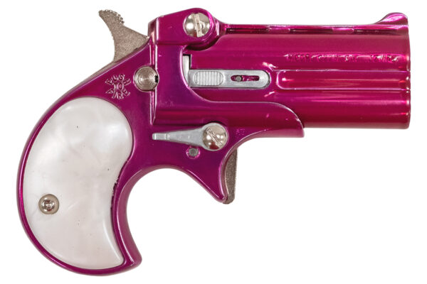 Cobra Enterprise Inc 22WMR Classic Derringer with Majestic Pink Finish and Pearl Grips