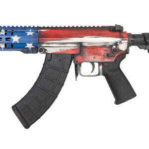 CMMG Banshee 300 Mk47 7.62x39mm AK Pistol with Battle Worn US Flag Cerakote Finish