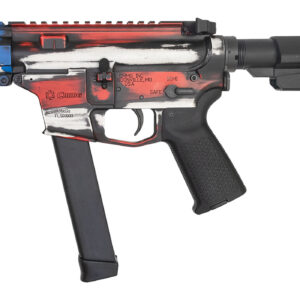 CMMG Banshee 300 MkGs 9mm Semi-Automatic Pistol with Battle Worn US Flag Cerakote Finish