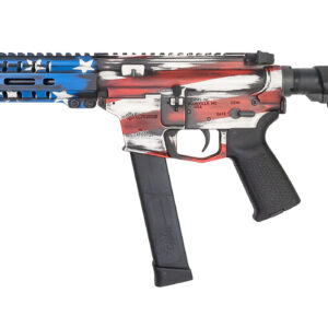 CMMG Banshee 300 Mk10 10mm Pistol with Battle Worn US Flag Cerakote Finish