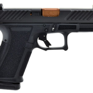 Shadow Systems MR918 Combat 9mm Black Pistol with Spiral Fluted Bronze Barrel