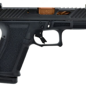 Shadow Systems MR918 Elite 9mm Black Pistol with Spiral Fluted Bronze Barrel