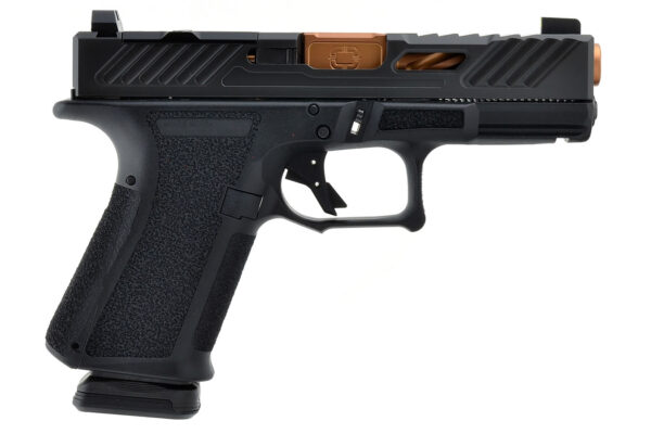 Shadow Systems MR918 Elite 9mm Black Optics Ready Pistol with Spiral Fluted Bronze Barrel