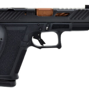 Shadow Systems MR918 Elite 9mm Black Optics Ready Pistol with Spiral Fluted Bronze Threaded Bar
