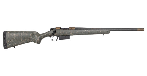 Christensen Arms Ridgeline 450 Bushmaster Bolt-Action Rifle with Green/Black/Tan Stock