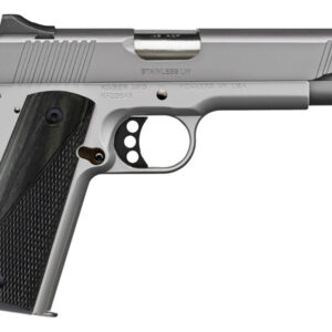 Kimber Stainless LW Arctic 45 ACP Pistol with Blacked Out Small Parts and Gray Laminate Grips