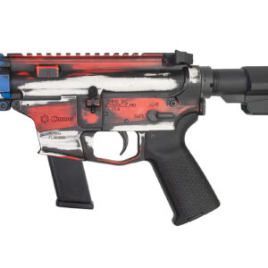 CMMG Banshee 300 MkG 45 ACP Semi-Automatic Pistol with Battle Worn US Flag Cerakote Finish