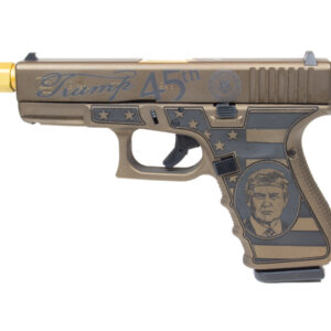 Glock 19 Gen4 9mm Donald Trump Keep America Great Edition Pistol with Threaded Barrel