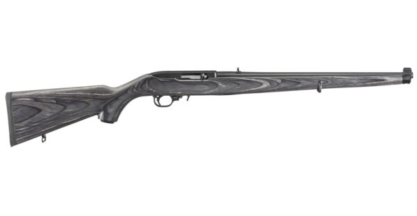 Ruger 10/22 22LR Rimfire Carbine with Black Laminate Mannlicher Stock