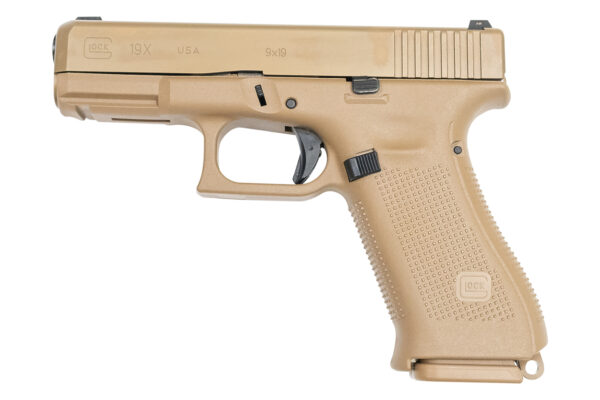 Glock 19x 9mm Full-Size FDE Pistol with 17 Round Magazine (Made in USA)