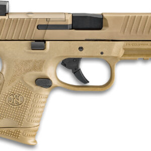 FNH 509 Compact MRD 9mm Striker-Fired Pistol with Flat Dark Earth Frame and Slide
