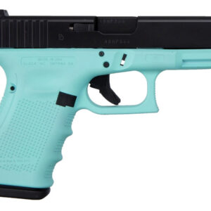 Glock 19 Gen4 9mm Pistol with Cerakote Robins Egg Blue Finish