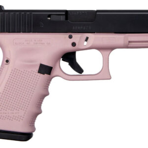 Glock 19 Gen4 9mm Pistol with Cerakote Pink Finish
