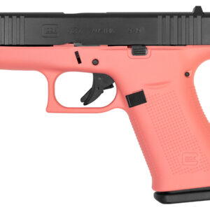 Glock 43X 9mm Subcompact Pistol with Cerakote Coral Frame