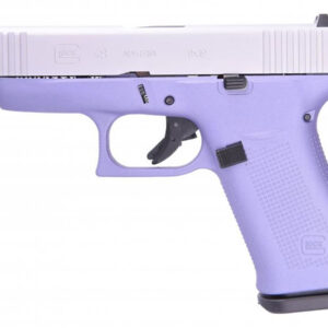 Glock 48 9mm Pistol with Lavender Cerakote Frame and Silver Slide