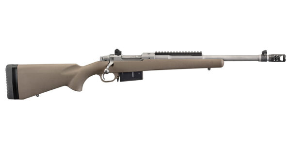 Ruger Scout 450 Bushmaster Bolt Action Rifle with Flat Dark Earth Stock